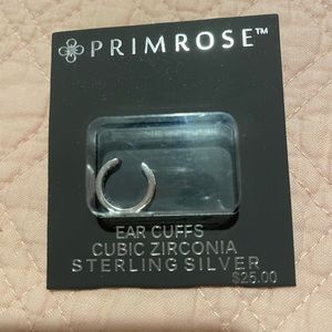 Sterling silver Primrose ear cuff